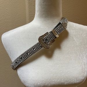 Nacona Leather Crystal Belt Genuine Leather